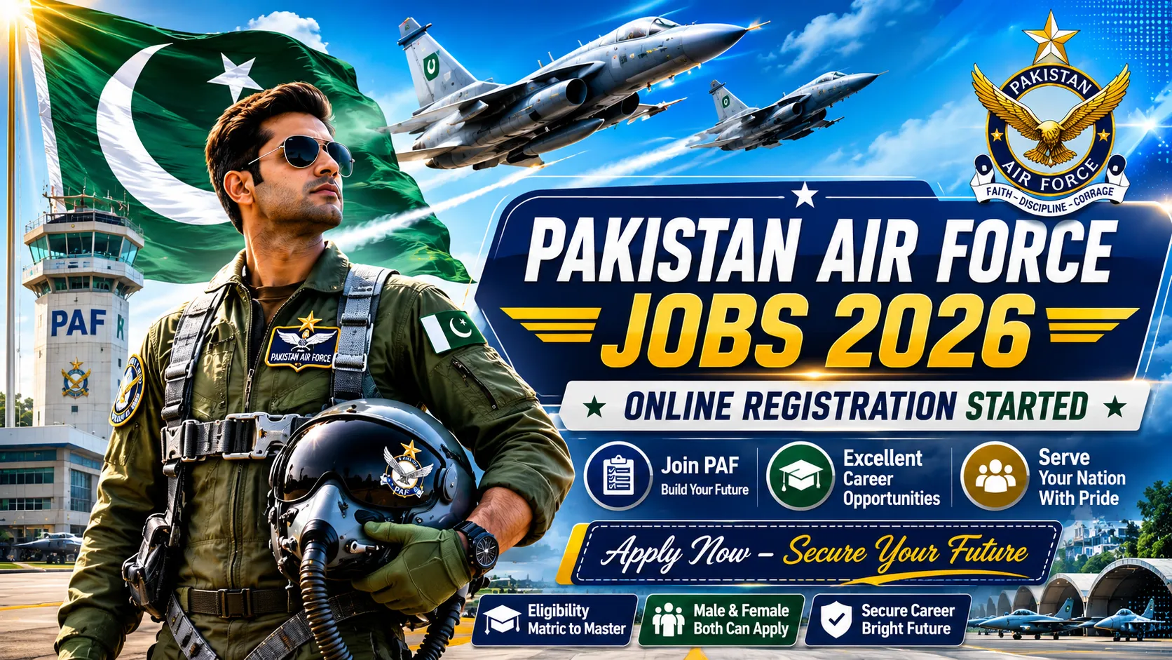 Jobs In Pakistan Air Force 2026 - Complete Guide to Eligibility, Online Apply Process & Selection Criteria